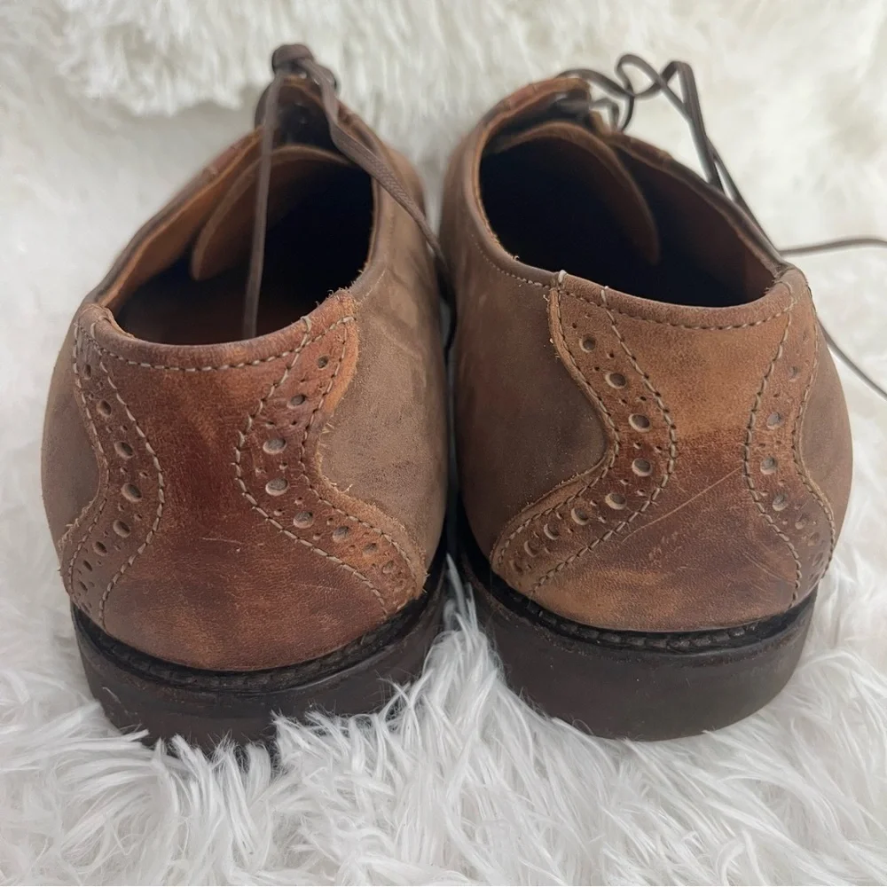 Allen Edmonds Classic Brown Leather Men's Shoes 9.5D - Picture 10 of 12